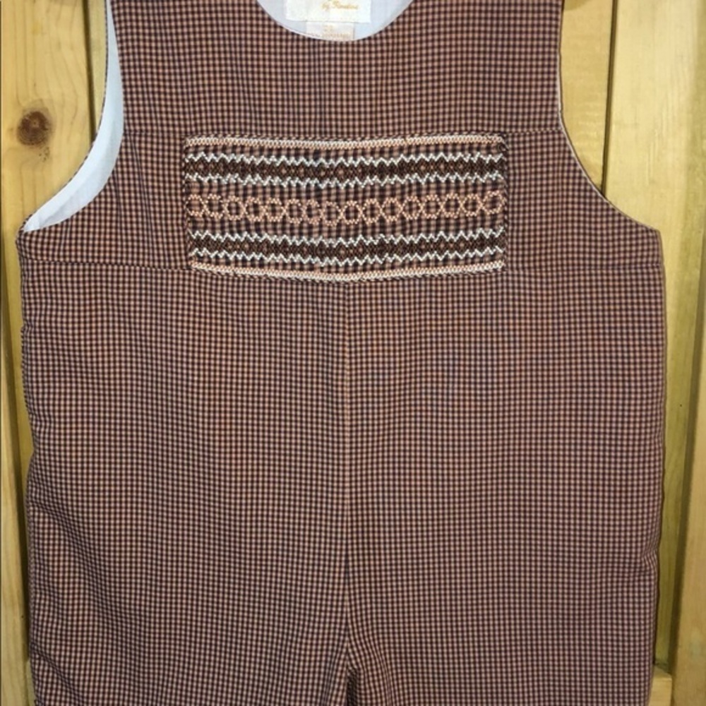 Vintage Sir John Rosalina smocked jon jon romper looks brand new